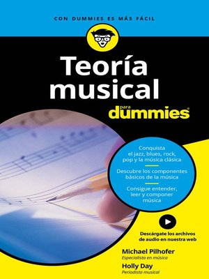 cover image of Teoría musical para Dummies